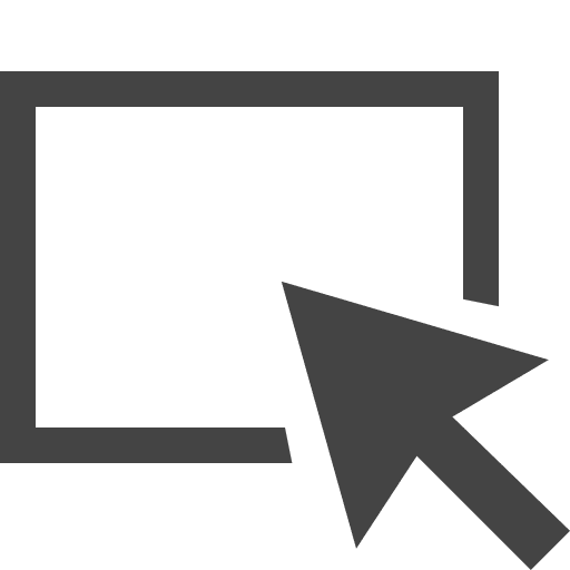Select area square clicker cursor icon