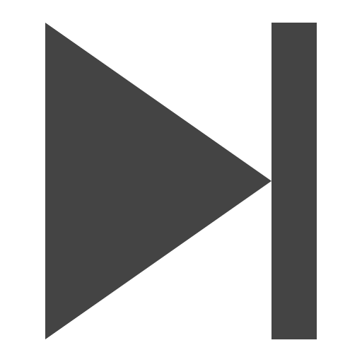 Skip track multimedia option arrows video player icon