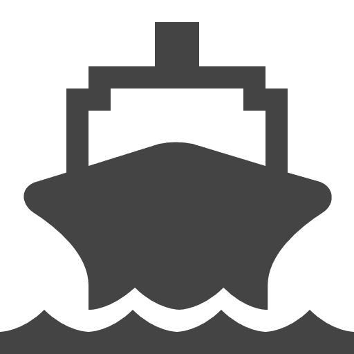 Boat transport navigation navy icon