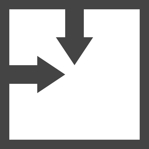 Absolute position multimedia option insert arrows icon