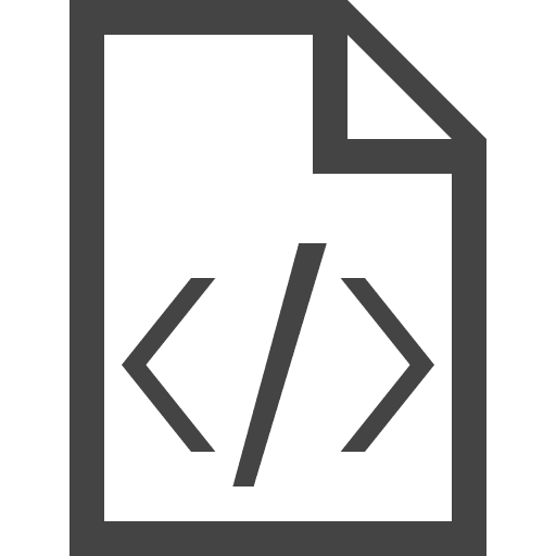 File code coding computing document icon