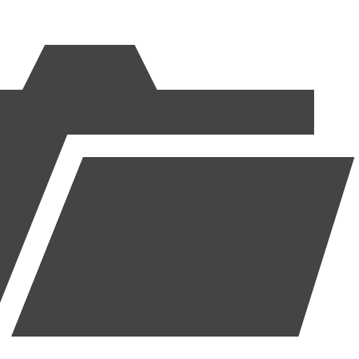 Open folder open folder office material data icon