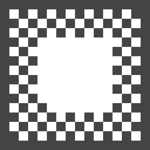 Padding multimedia option format square icon