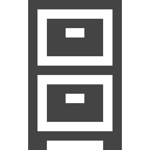 Archives office material storage archive icon