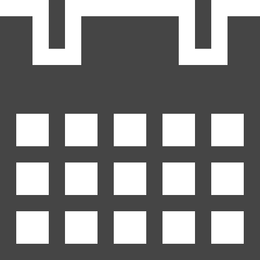 Calendar month interface schedule icon