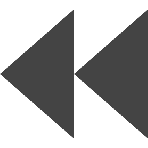 Rewind video player multimedia option music player icon