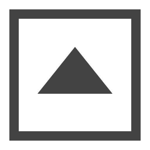 Up arrow direction directional square icon
