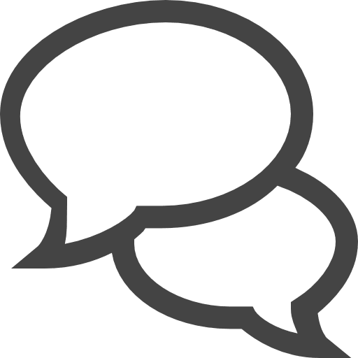 Comments speech bubble conversation message icon