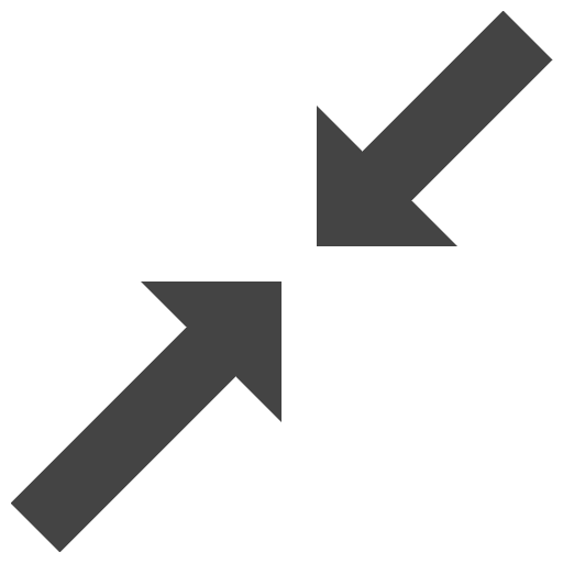 Compress diagonal compress arrows icon