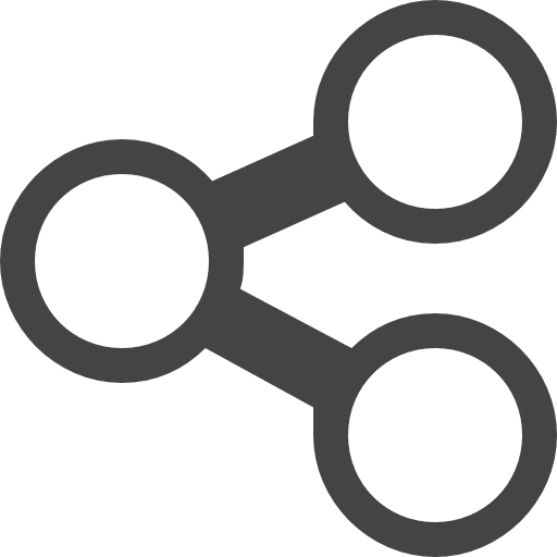 Connect social media share interface icon