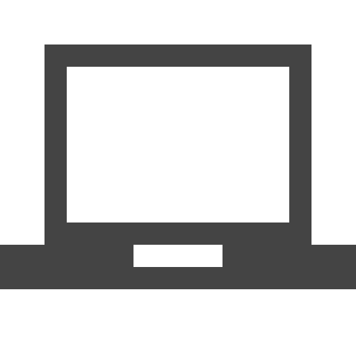 Laptop technology monitor screen icon