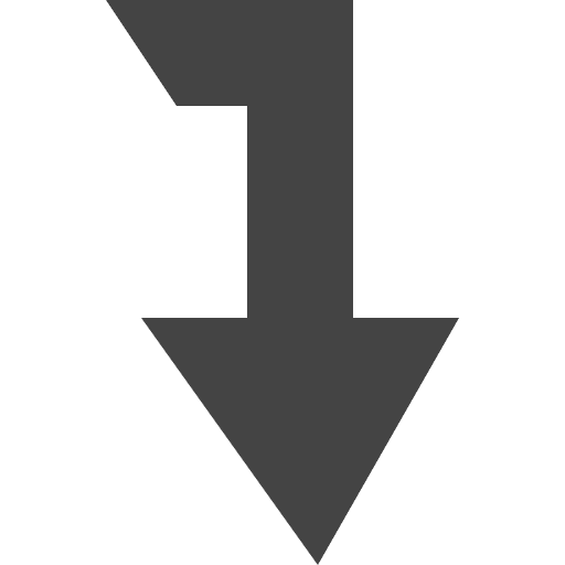 Level down arrows orientation direction icon