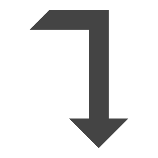 Level down arrows orientation direction icon