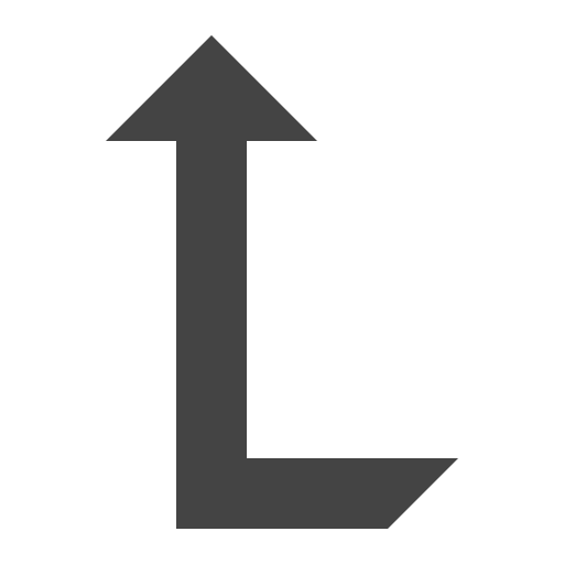 Level up directional orientation arrows icon