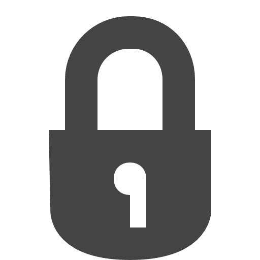 Padlock security block secure icon