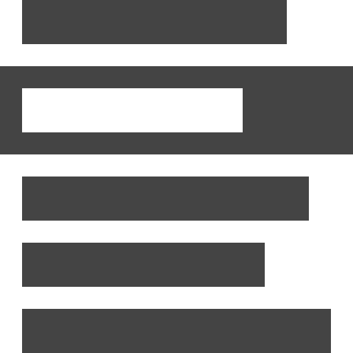 Select list listing menu bars icon