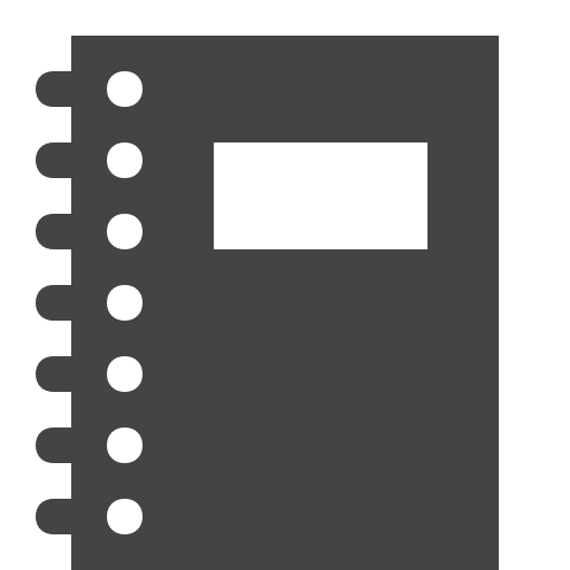 Notebook school material office material tool icon