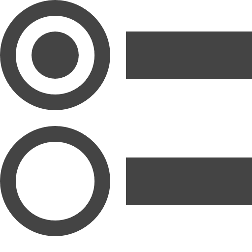 Options button bars multimedia option icon