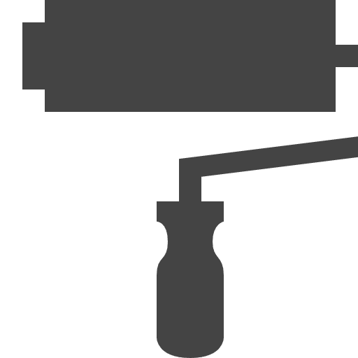Paint roller painter repair improvement icon