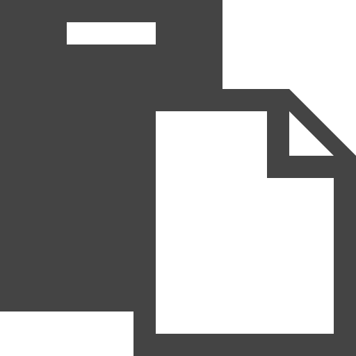 Paste on document archive interface notepad icon