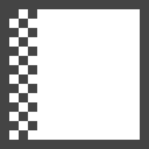 Left margin multimedia option browser square icon