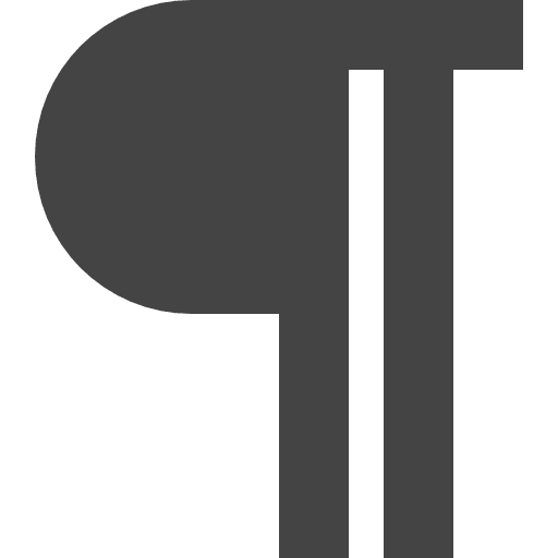 Paragraph writer writing shapes icon