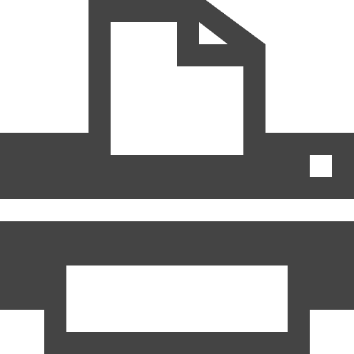 Printer paper printing print icon