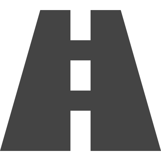 Road tranport urban route icon