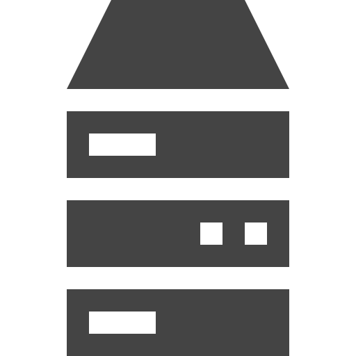 Server computing database data storage icon