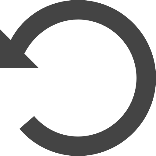 Rotate left arrows recurrent recovery icon