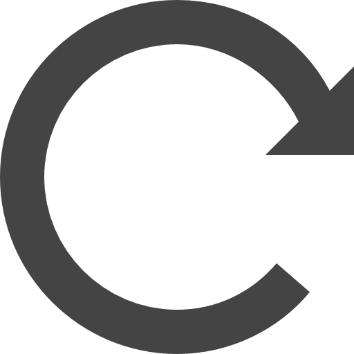 Rotate to right orientation circular arrow refresh icon