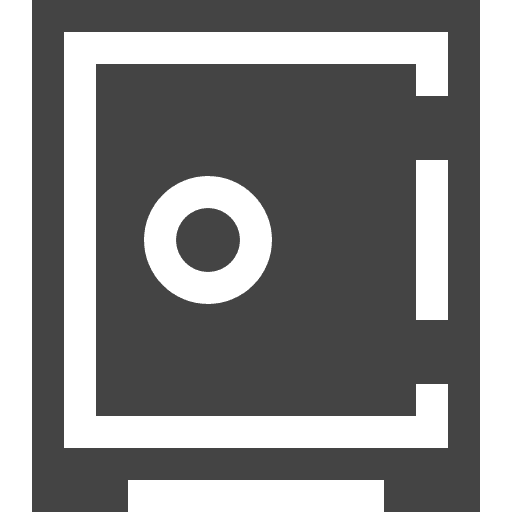 Safebox bank tool savings icon