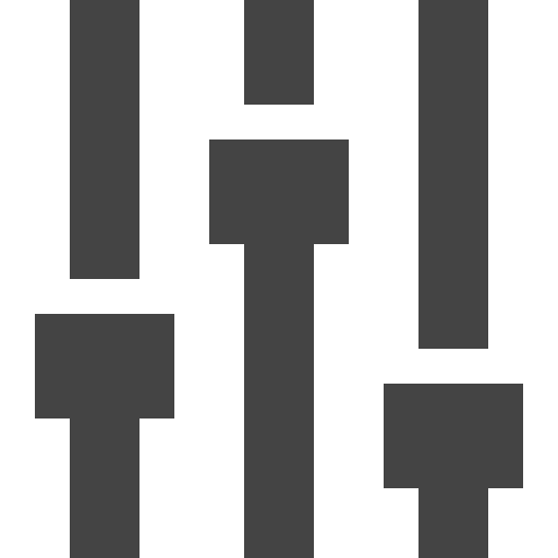 Sliders levels sound audio icon