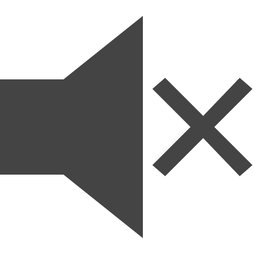 Sound mute speaker silence audio icon