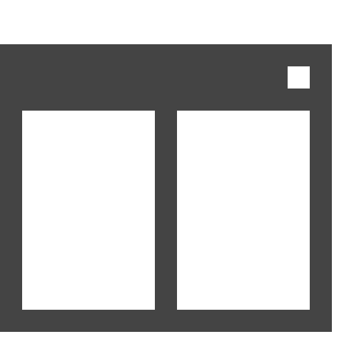 Split browser division banana split computing icon