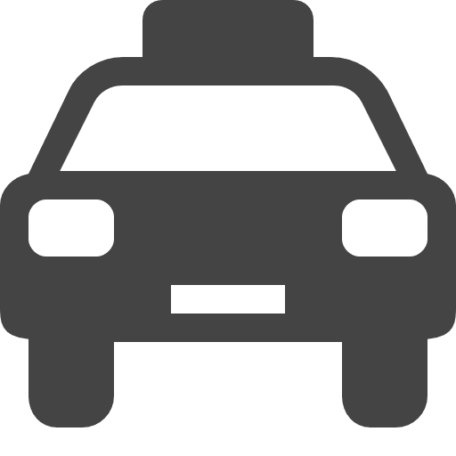 Taxi automobile car vehicle icon