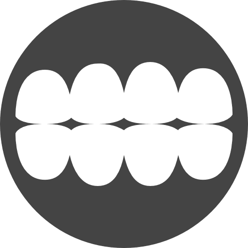 Teeth medical dentist dental icon