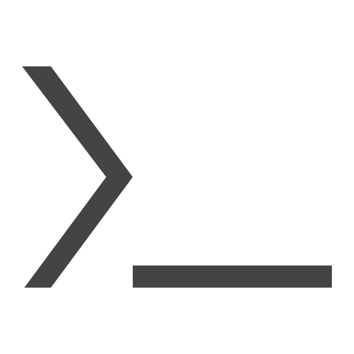 Terminal tools and utensils enter programming icon