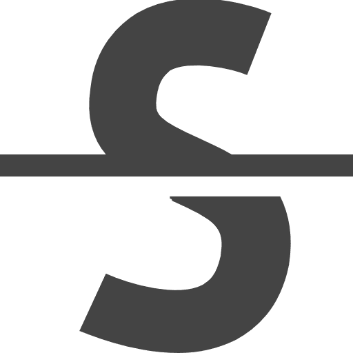 Striketrought line strike shapes icon