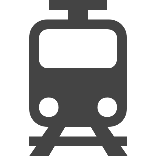 Train streetcar subway transport icon