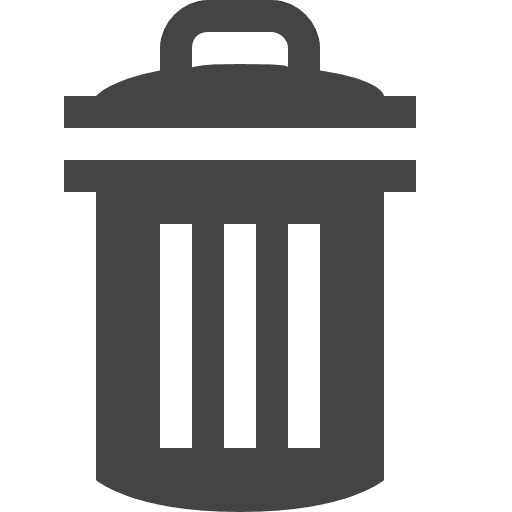 Trash recycle garbage waste icon