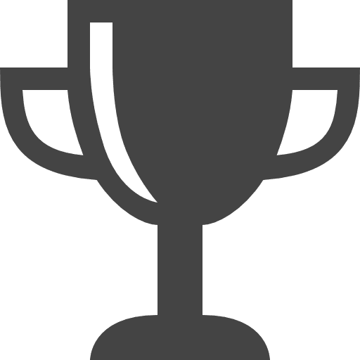 Trophy celebration award win icon
