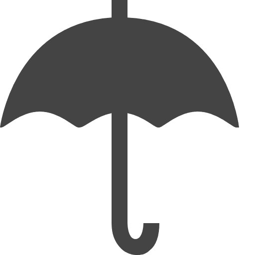 Umbrella rainy tool bad weather icon