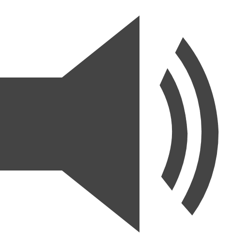 Speaker music player volume sound bars icon