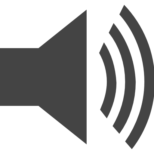 Volume up audio sound bars music player icon