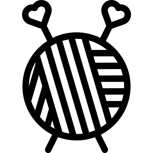 Ball of wool ball of wool tools and utensils sewing icon