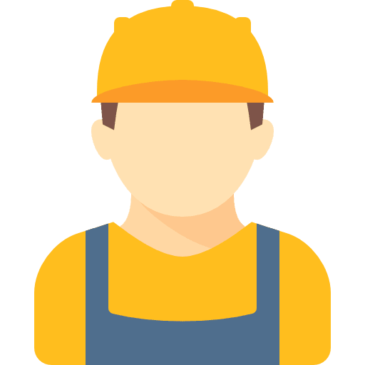 Builder profession job people icon