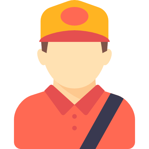 Courier job avatar people icon