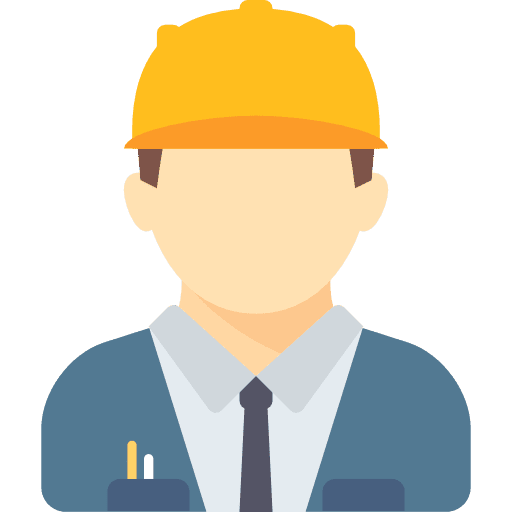Engineer man occupation worker icon