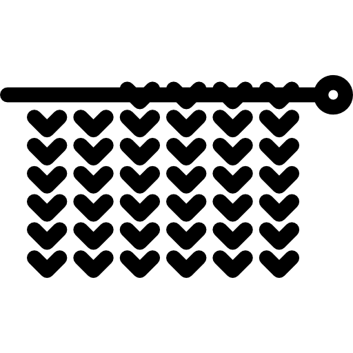 Knitting handcraft sewing fabric icon